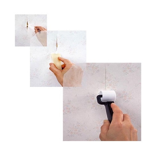 クロス補修ツール ローラー,ヘラ,ハケ付