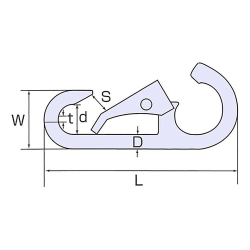 DS−6 オープンチェーンフック #6