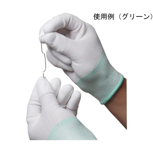 ウレタン指先コート手袋 ホワイト 10双