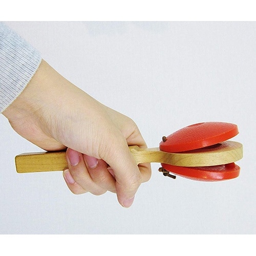 柄つきカスタネット