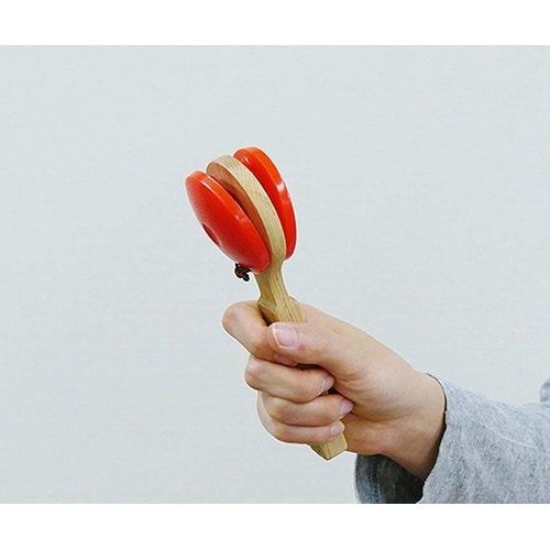 柄つきカスタネット