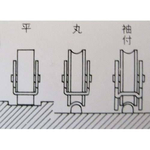 3B019H オイルナイロン戸車 丸