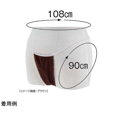 ペーパーショーツ T−バック(ブラウン)