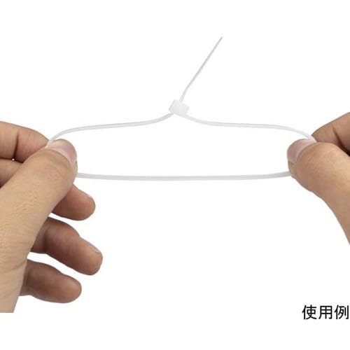 結束バンド ケーブルタイ 屋内用 白 1
