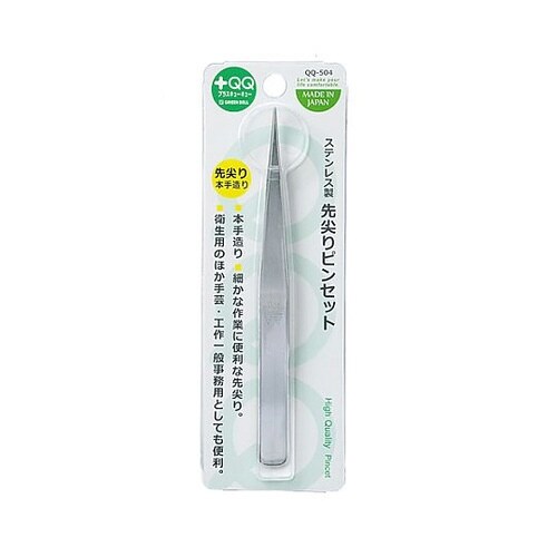 126mm ピンセット(先尖り/ステンレ