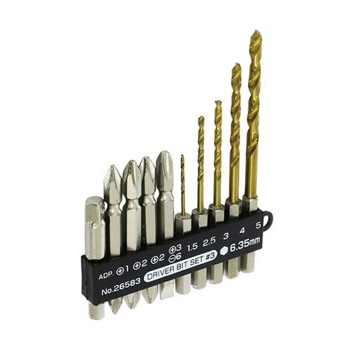 10pc #3 ドライバービットセット