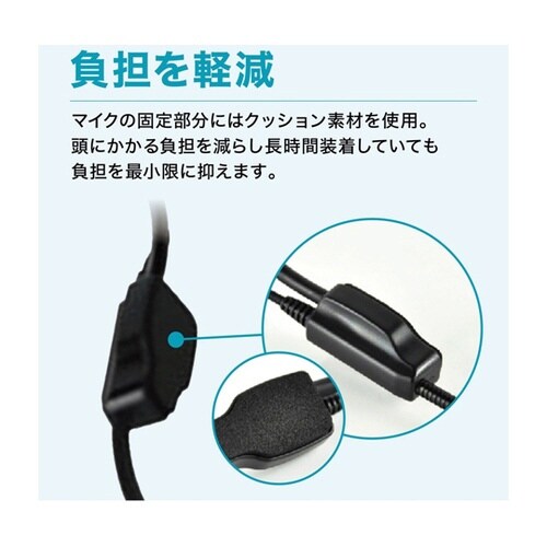 ヘッドセットマイク 有線タイプ TRM−
