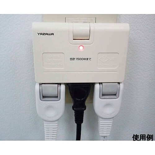 AC125V/15A 3口タップ[雷サー