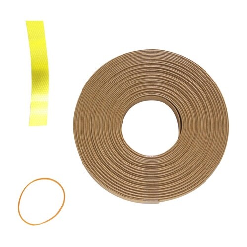 クラフト紙バンド 長さ10m 13本 茶