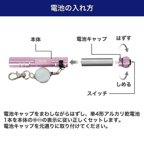 LEDキーライト ピンク DOP−790