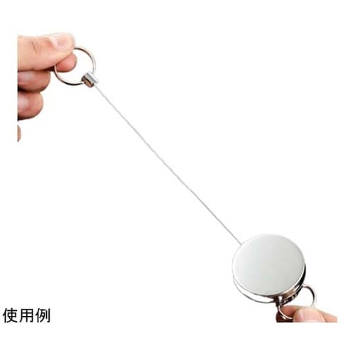 カラビナ・クリップ付き伸縮ストラップ ワ