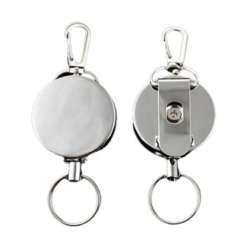 カラビナ・クリップ付き伸縮ストラップ ワ