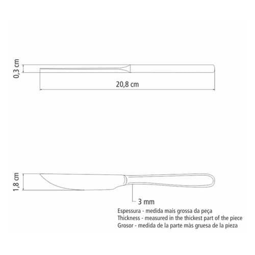 ステーキナイフ 21cm マレーシア 6