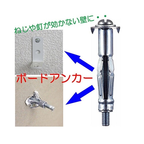 らくらくボードアンカー 8本入 4mm