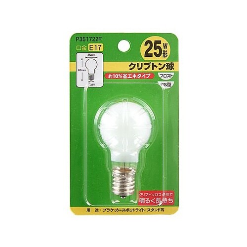 AC110V/22W/E17 電球/ミニ