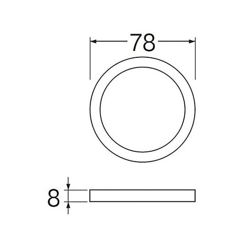 流し菊割れフタ PH65−9