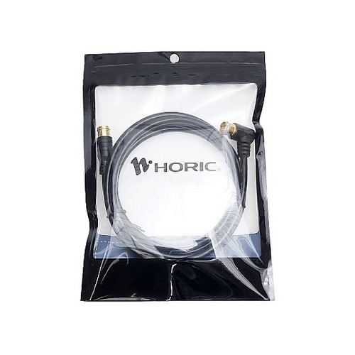 ケーブル 1.5m 黒 両側F型差込式