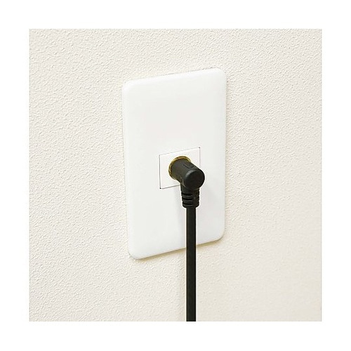 ケーブル 1.5m 黒 両側F型差込式