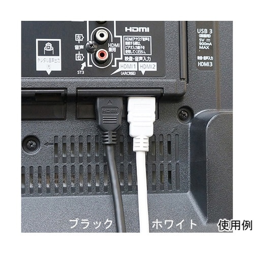 ハイスピードHDMIケーブル 2.0m白