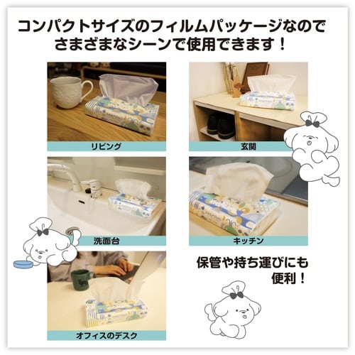 エルモアピコ ソフトパックティシュー 150組5個