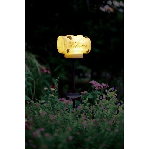 ガーデンライト ポミエ てんとう虫と止まり木