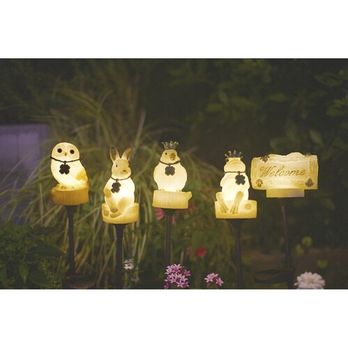 ガーデンライト ポミエ てんとう虫と止まり木