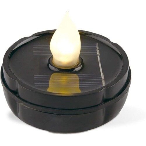 ソーラーライト カレードキャンドル ブラック
