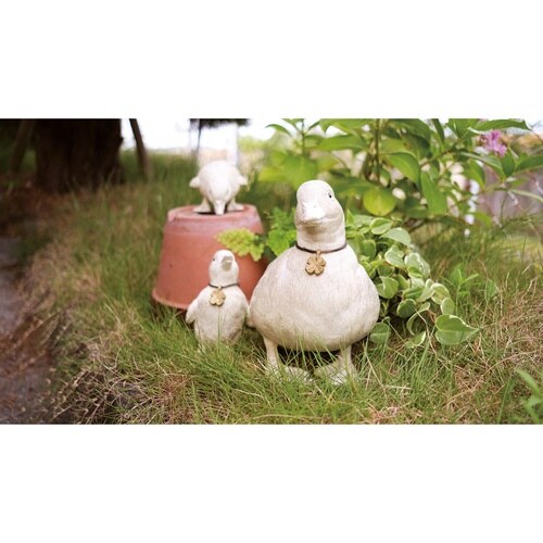 ガーデンオーナメント ダック 置物