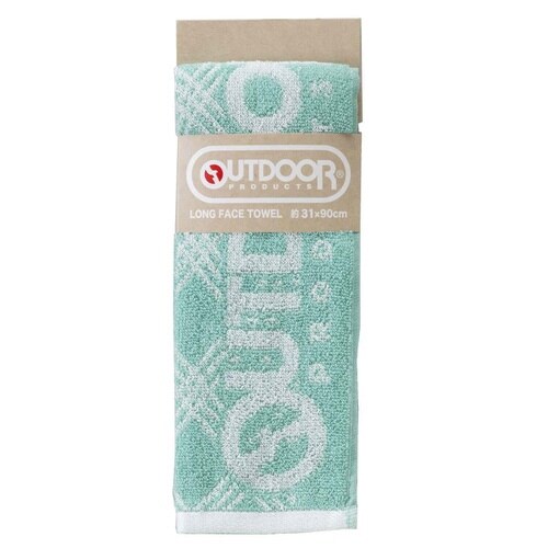 フェイスタオル ロング アウトドア グリーン