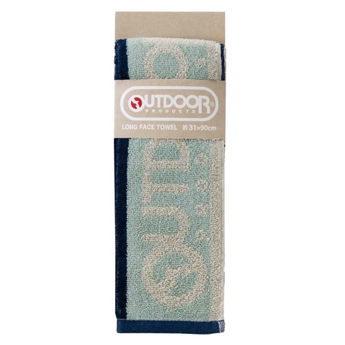 フェイスタオル ロング アウトドア カーキ