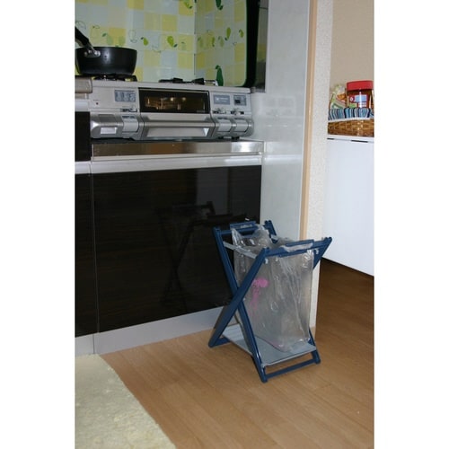 ゴミ箱 1段 エコロスタンド ブルー