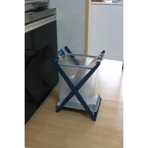 ゴミ箱 1段 エコロスタンド ブルー