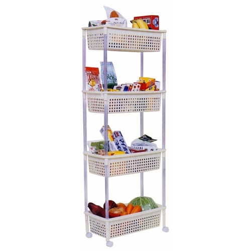 ランドリーバスケット バスケットワゴン スリム