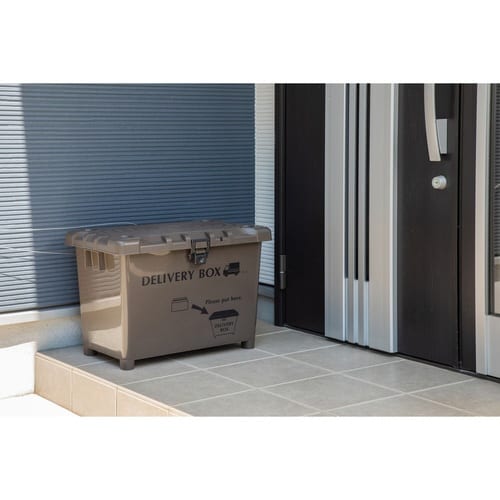 宅配ボックス デリバリーボックス ブラウン