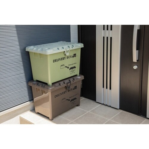 宅配ボックス デリバリーボックス ブラウン