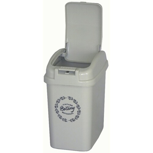 ゴミ箱 6L プッシュペール ミルクティーベージュ