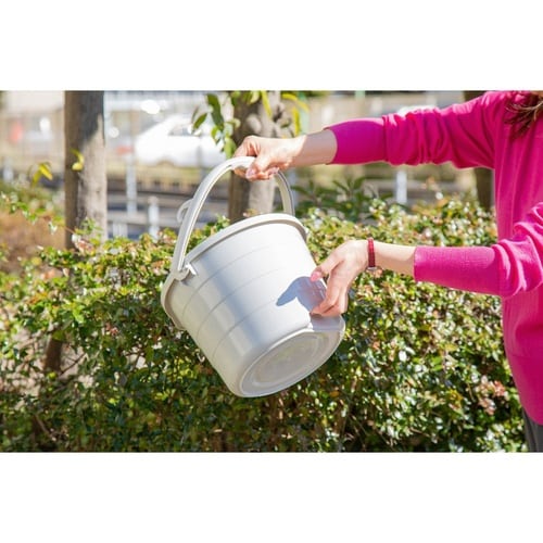 バケツ 8L ピジョンバケツ ミルクティーベージュ