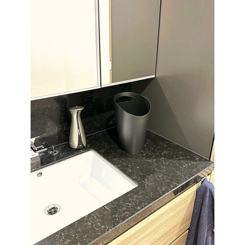 ゴミ箱 3.5L トラッシュポット ダークグレー