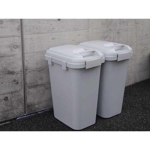 ゴミ箱 45L ミルクティーベージュ