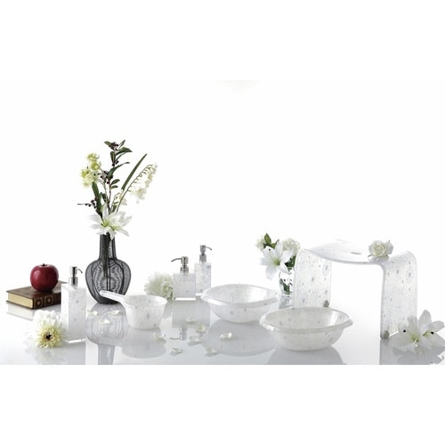 風呂椅子 フィルロシュシュ アクリル オフホワイト