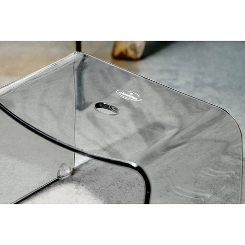 風呂椅子 S 20cm クリアグレー