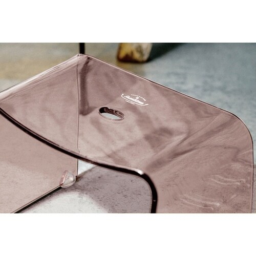 風呂椅子 S 20cm クリアピンク