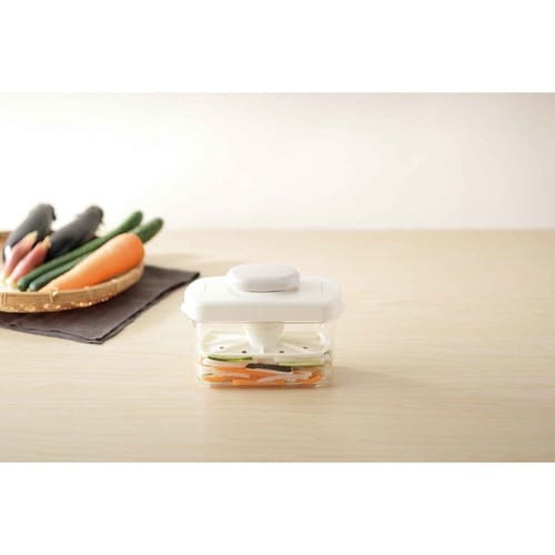 漬物容器 浅漬けメーカー 重石不要 ホワイト