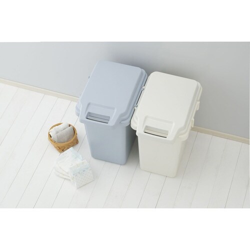 ゴミ箱 33L 防臭 連結パッキンペール ブルー