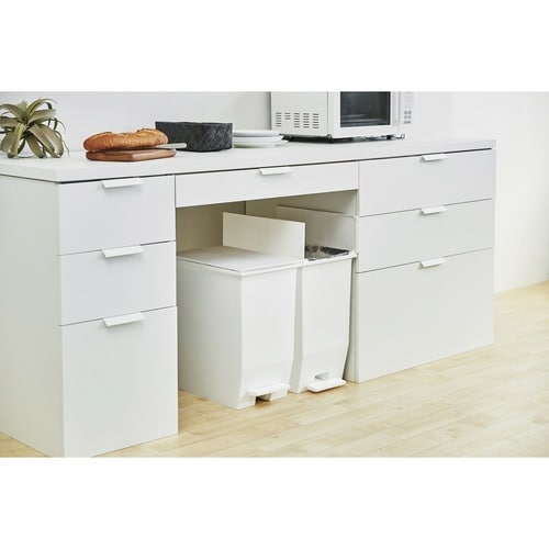 ゴミ箱 45L SOLOW ソロウ ホワイト