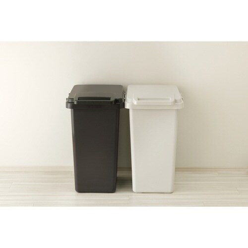 ゴミ箱 45L 連結 屋内外兼用 ダークグレー