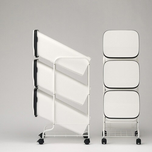 ゴミ箱 3段 Nスムース ホワイト