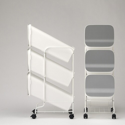 ゴミ箱 3段 Nスムース メタル