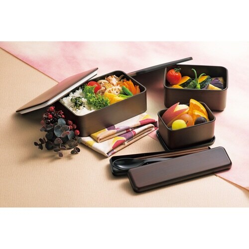 コンビセット 箸 スプーン 18cm 栃木目