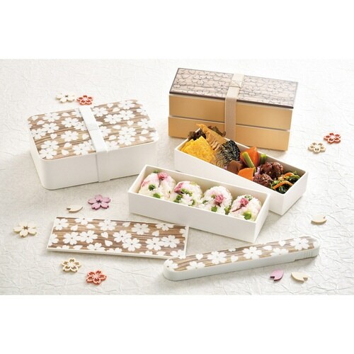 箸箱セット HAKOYA 桜木目 ホワイト